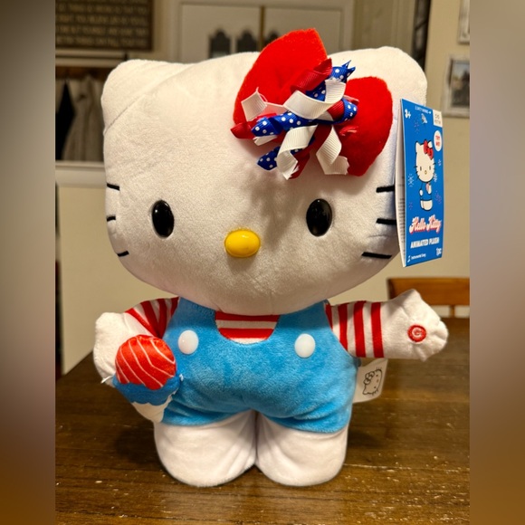 NWT Hello Kitty Summer 2025 13” Animated Musical Side-Stepper Plush, *see desc - Picture 1 of 10